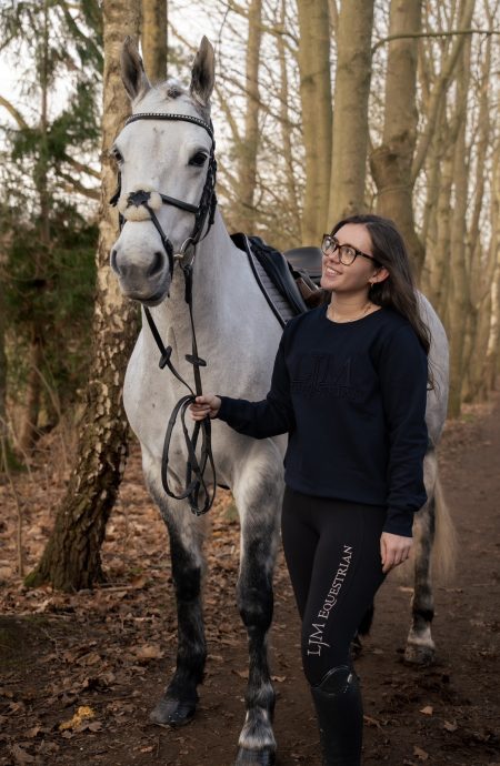 LJM Signature Sweatshirt Fleece Lined Navy